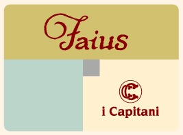 Faius etichetta vino bianco selezione qualità