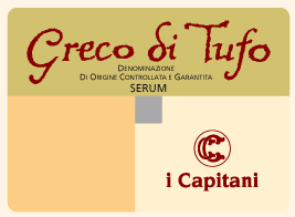 Etichetta Greco di Tufo I Capitani